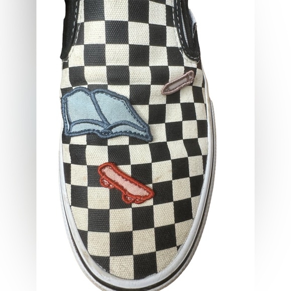 Vans x Skateistan Checker Board Slip On Skate shoes sunshine collab collectors - Picture 7 of 9